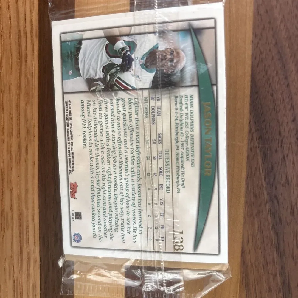 Topps Class of 1998 Pro Football Hall of Fame Complete HOF Card Set Rare! Sealed
